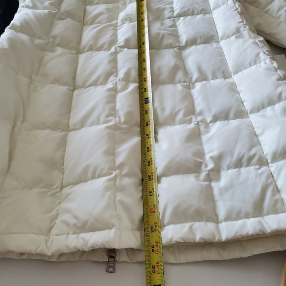 Kenneth cole Puffer Coat women XL Down white cream - Picture 8 of 8